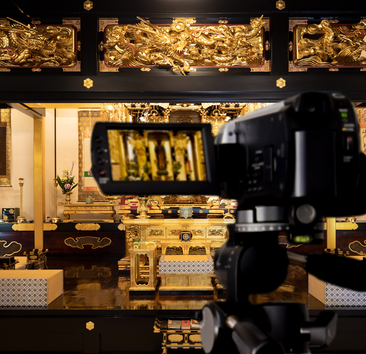 オンライン法事・法要の様子