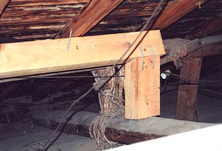 小屋組 修繕状況